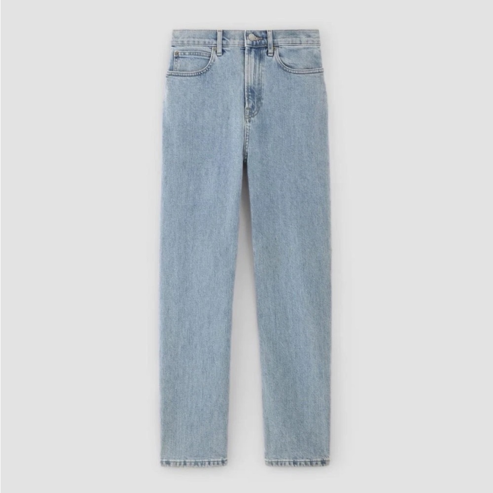 NWOT EVERLANE High Waist Debim Light Straight Leg Jeans